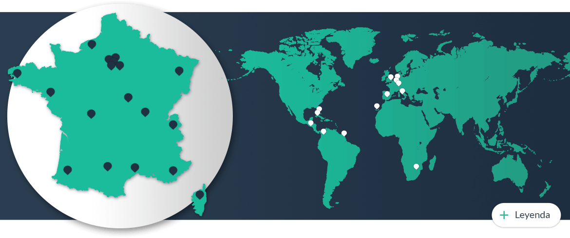 Mapa de intervenciones